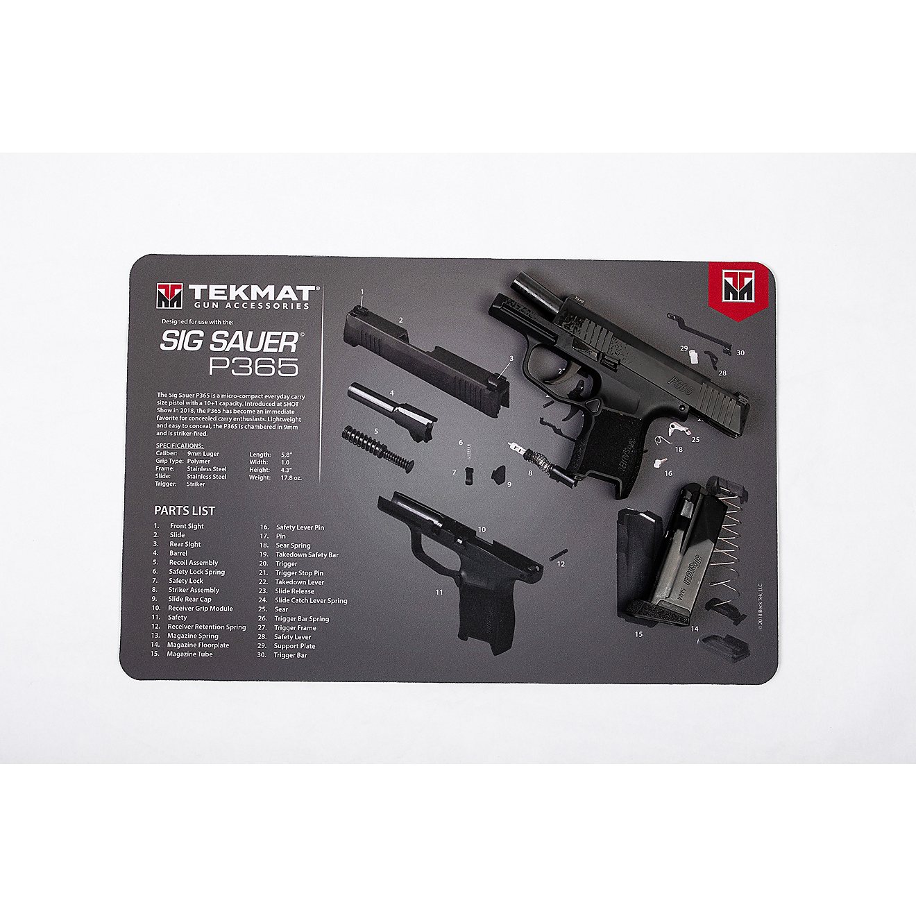 TekMat SIG SAUER P365 Gun Cleaning Mat                                                                                           - view number 4