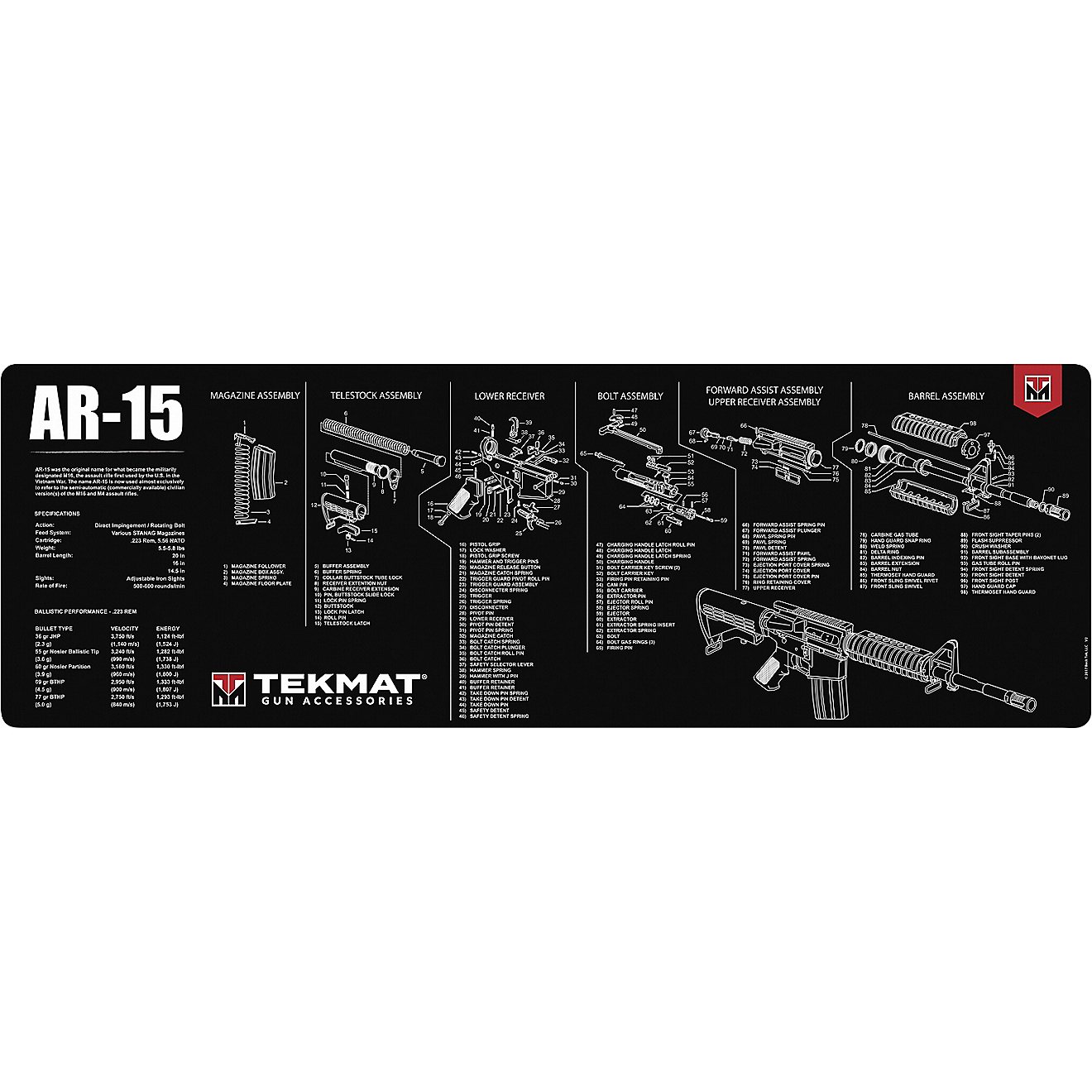 TekMat AR-15 Gun Cleaning Mat                                                                                                    - view number 1