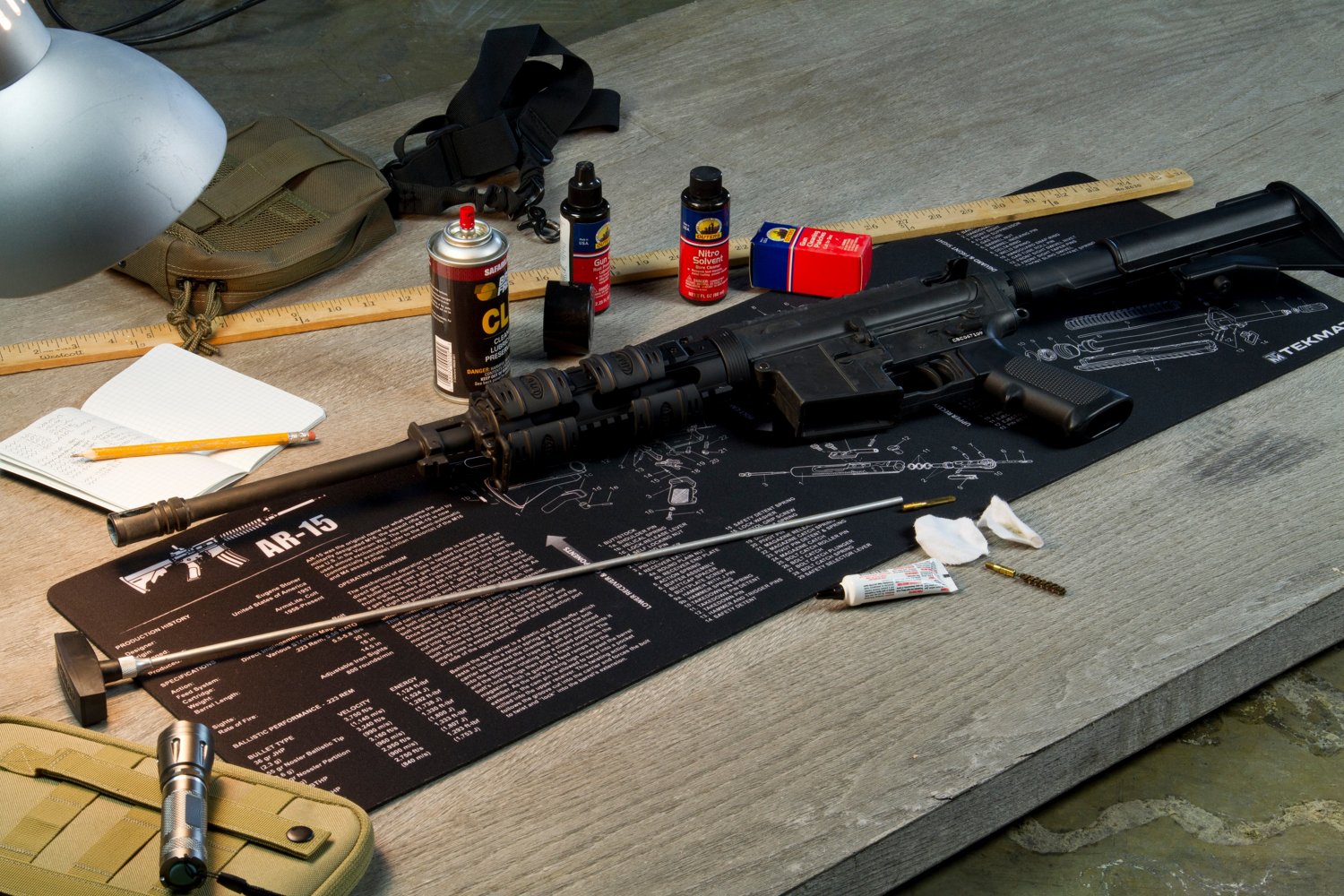 Guntec AR-15 ARMORER'S GUN CLEANING/ASSEMBLY MAT - Premium Outfitters USA