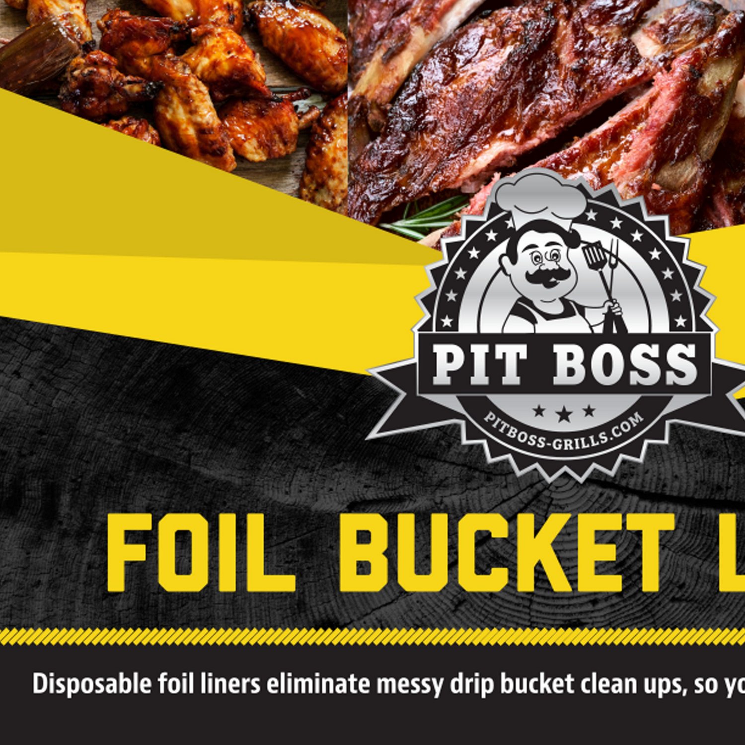 Pit Boss Grease Bucket Liners 6 Pack                                                                                             - view number 2