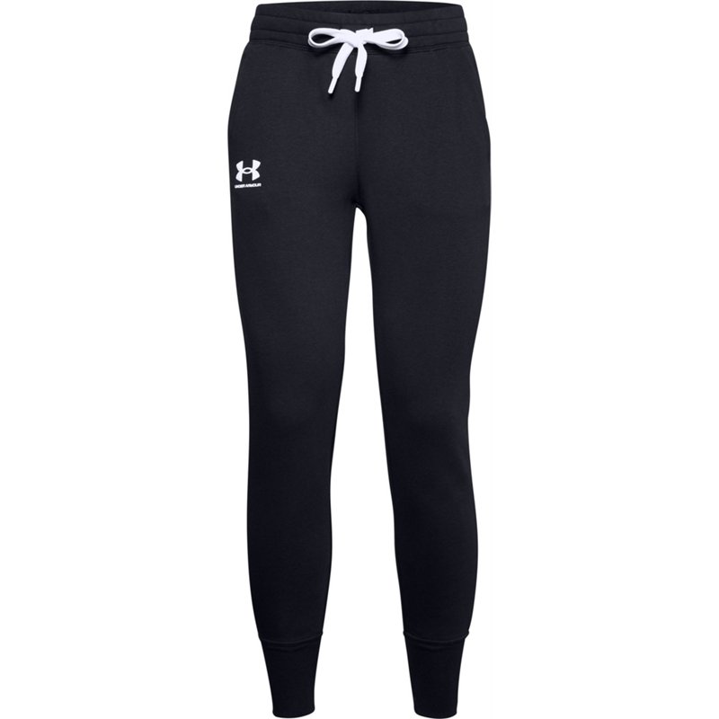 Under Armour Women's Rival Fleece Jogger Pants Black, X-Large - Women's Athletic Fleece at Academy Sports product image