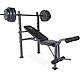 CAP Barbell Weight Lifting Bench with Preacher and 100 lb Weight Set                                                             - view number 1 selected