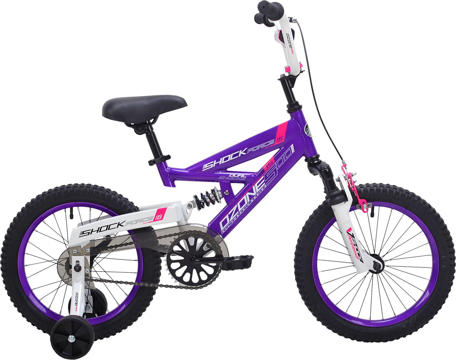 Ozone 500 Girls' Shock Force 16 in Bike | Academy