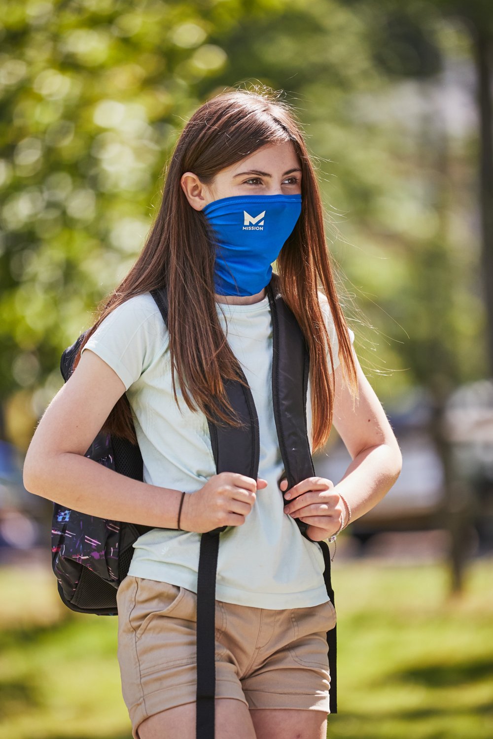 MISSION Kids’ Cooling Neck Gaiter Academy