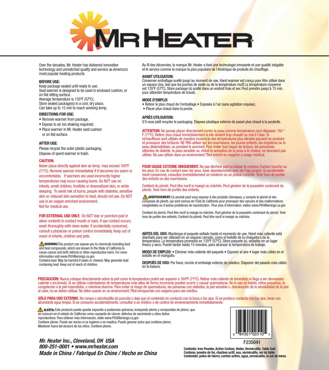 Mr Heater Full Seat Warmer                                                                                                       - view number 2