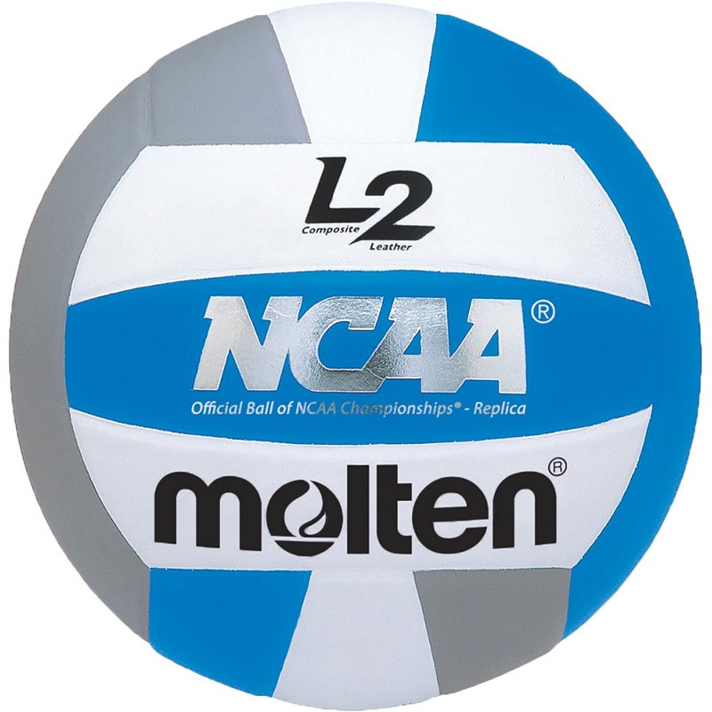 Molten L2 Indoor Volleyball Blue/Silver - Volleyball Equipment at Academy Sports