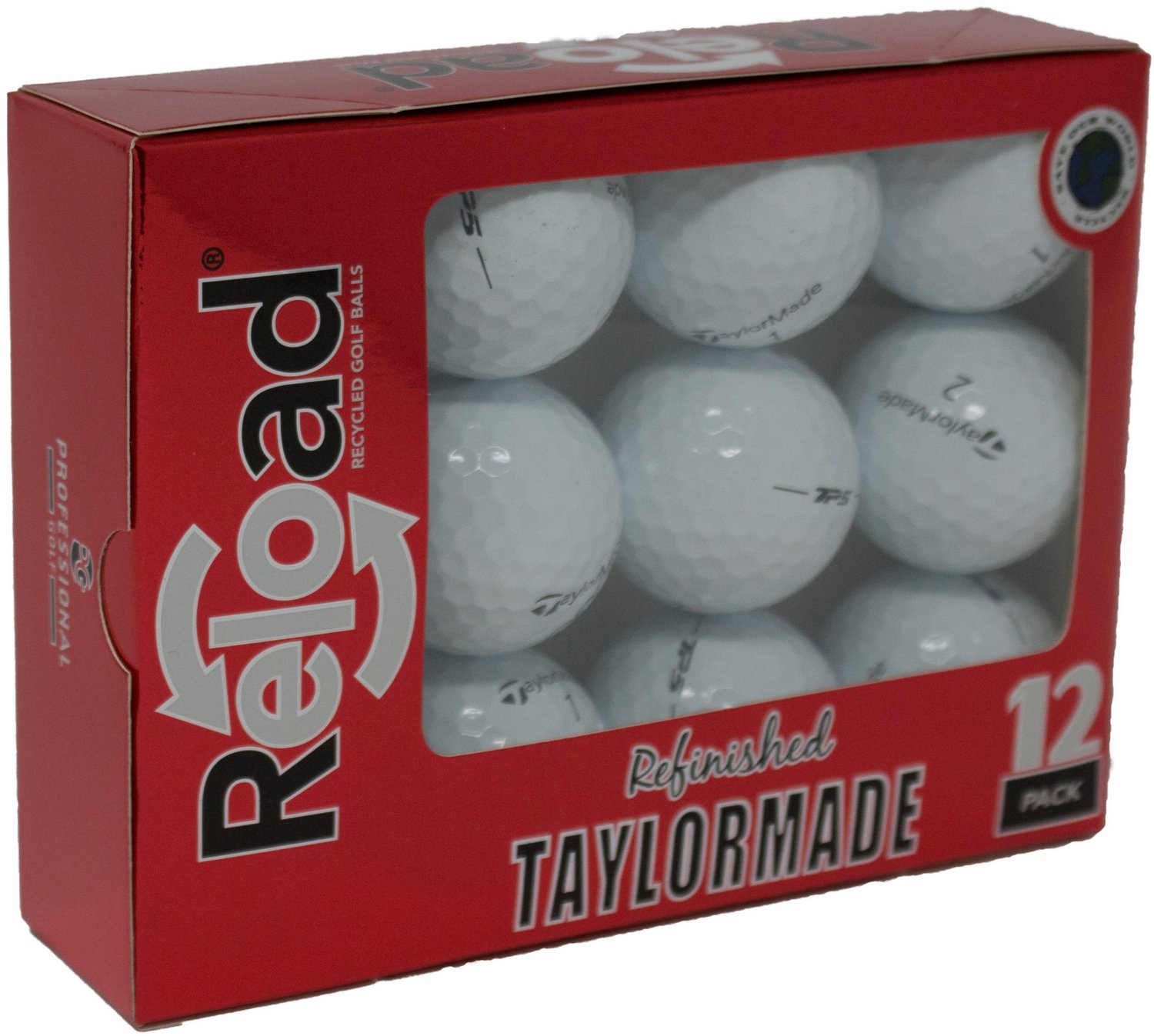 LSU Tigers TaylorMade Team Logo TP5 12-Pack Golf Ball Set