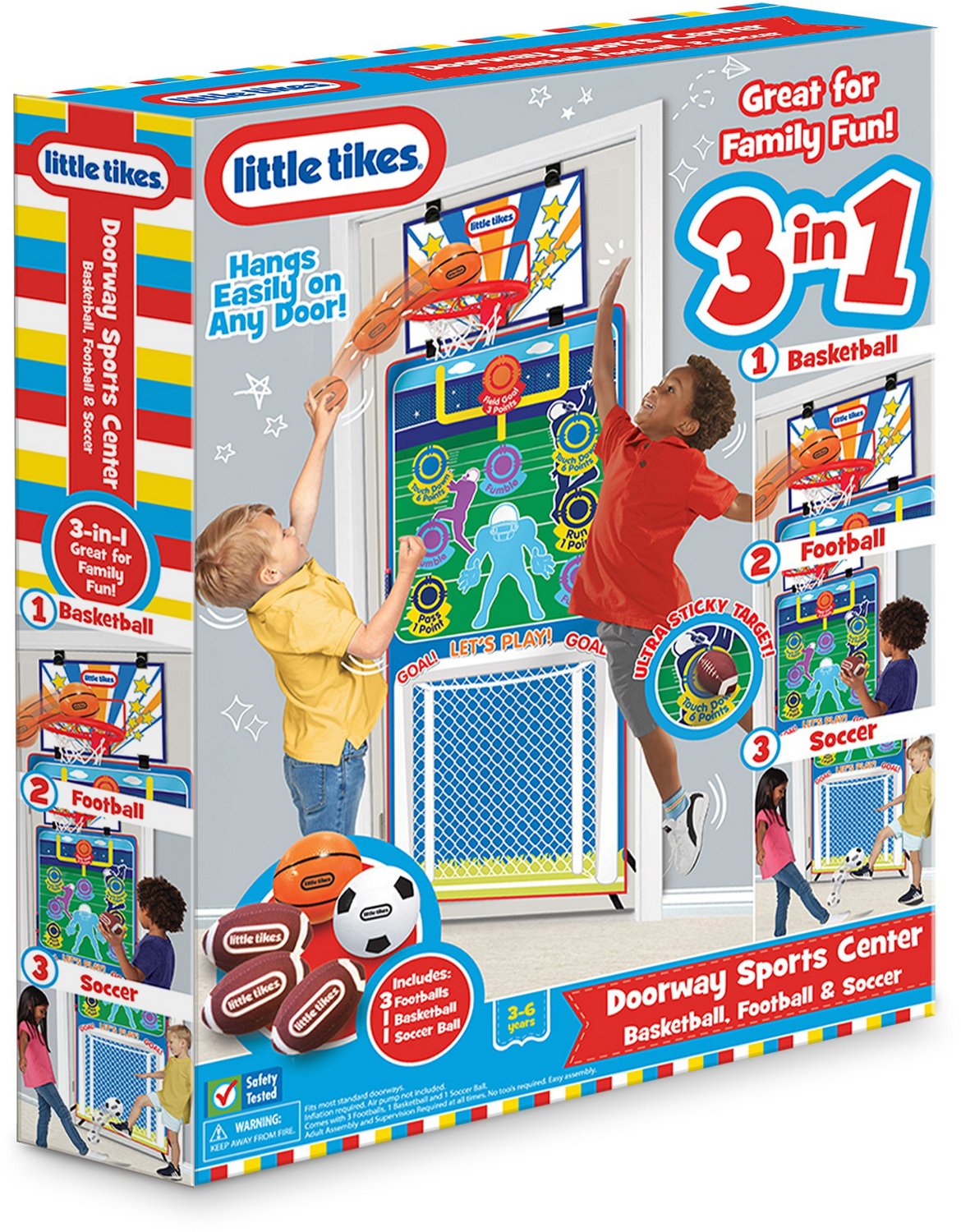 little tikes 3 in one sports zone