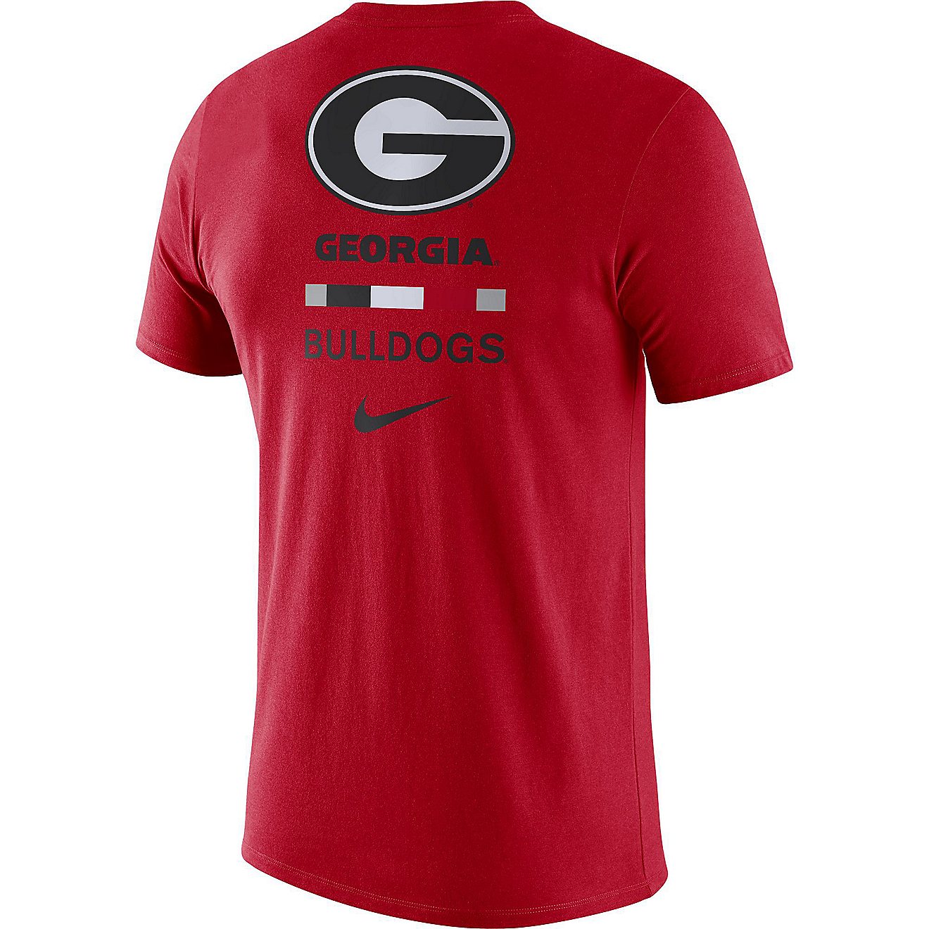 Nike Men's University of Georgia Dri-FIT DNA Short Sleeve T-shirt                                                                - view number 2