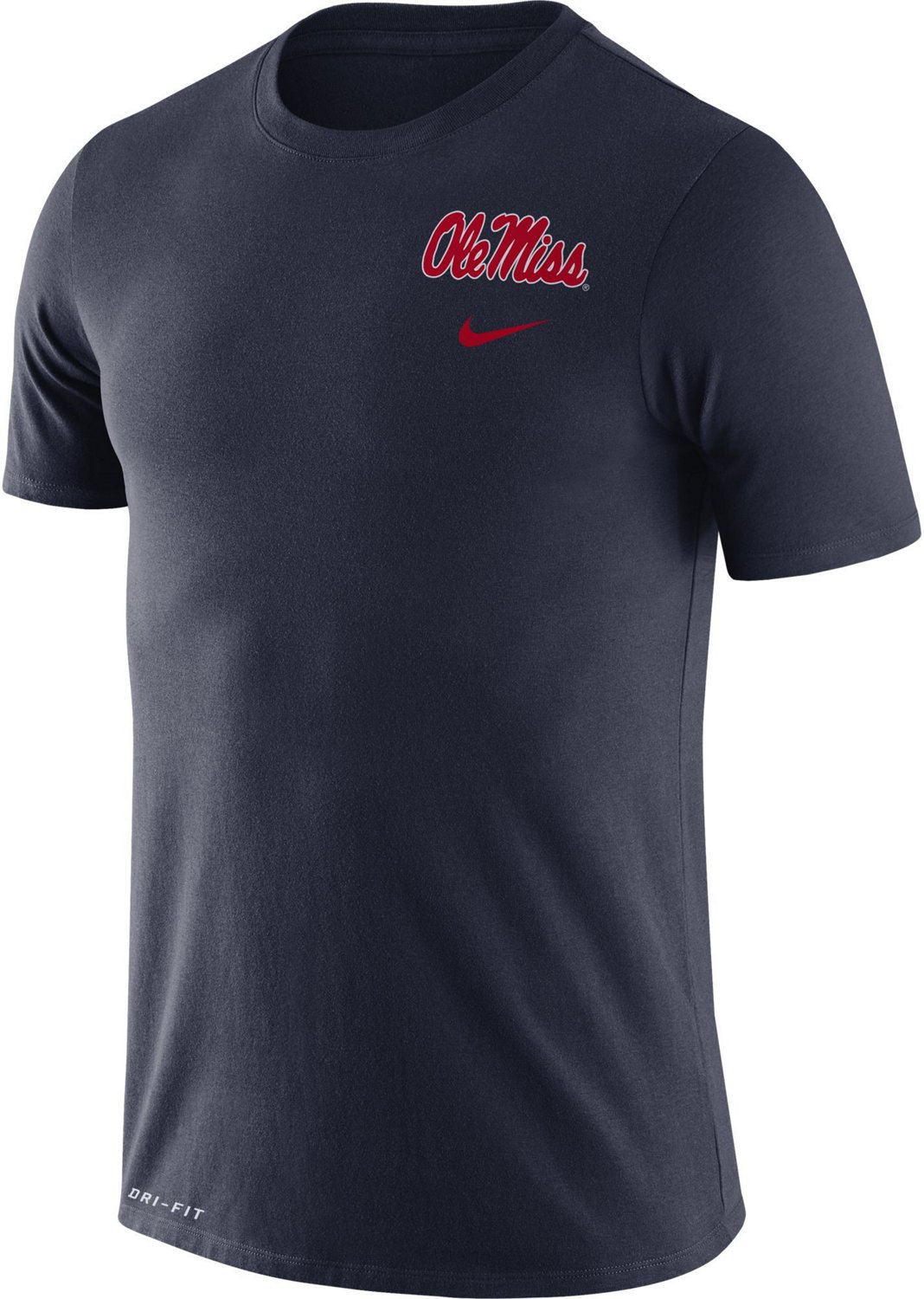 Nike Men's University of Mississippi Dri-FIT DNA Short Sleeve T-shirt ...