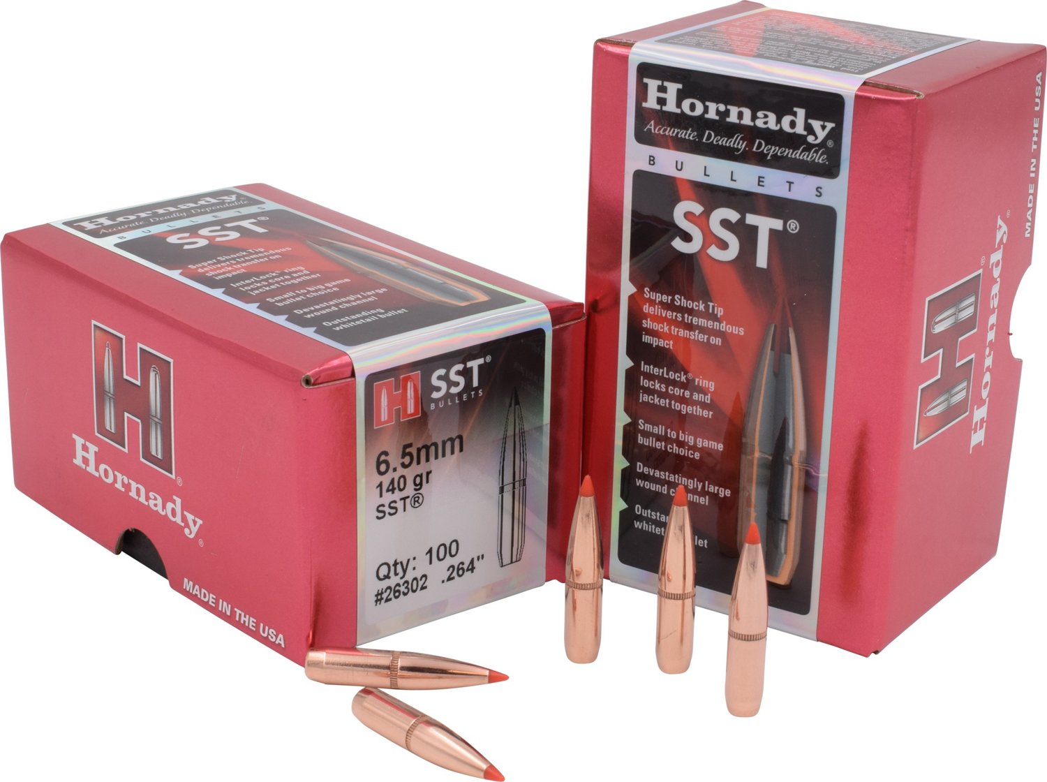 Hornady SST 6.5 mm 140-Grain Reloading Bullets | Academy