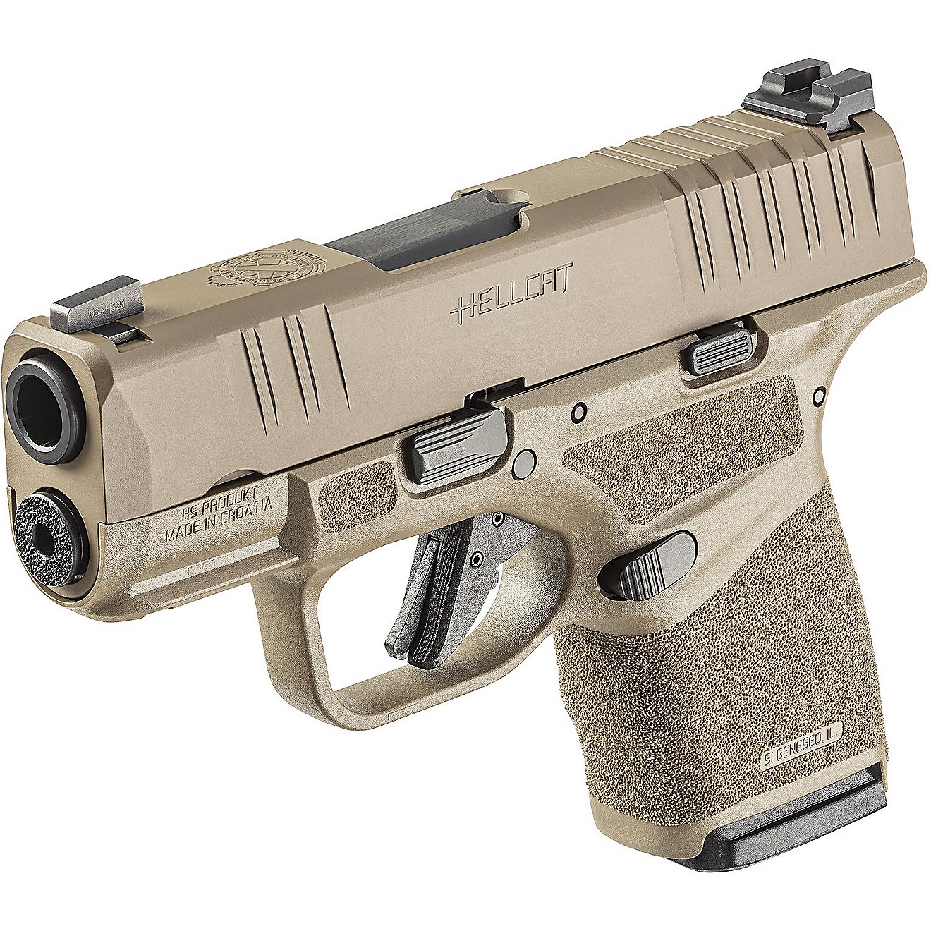 Springfield Armory Hellcat FDE Micro-Compact 9mm Semiautomatic Pistol                                                            - view number 4