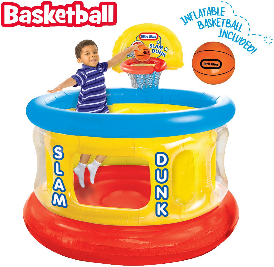 Little Tikes Slam Dunk Big Ball Pit Bounce House Academy