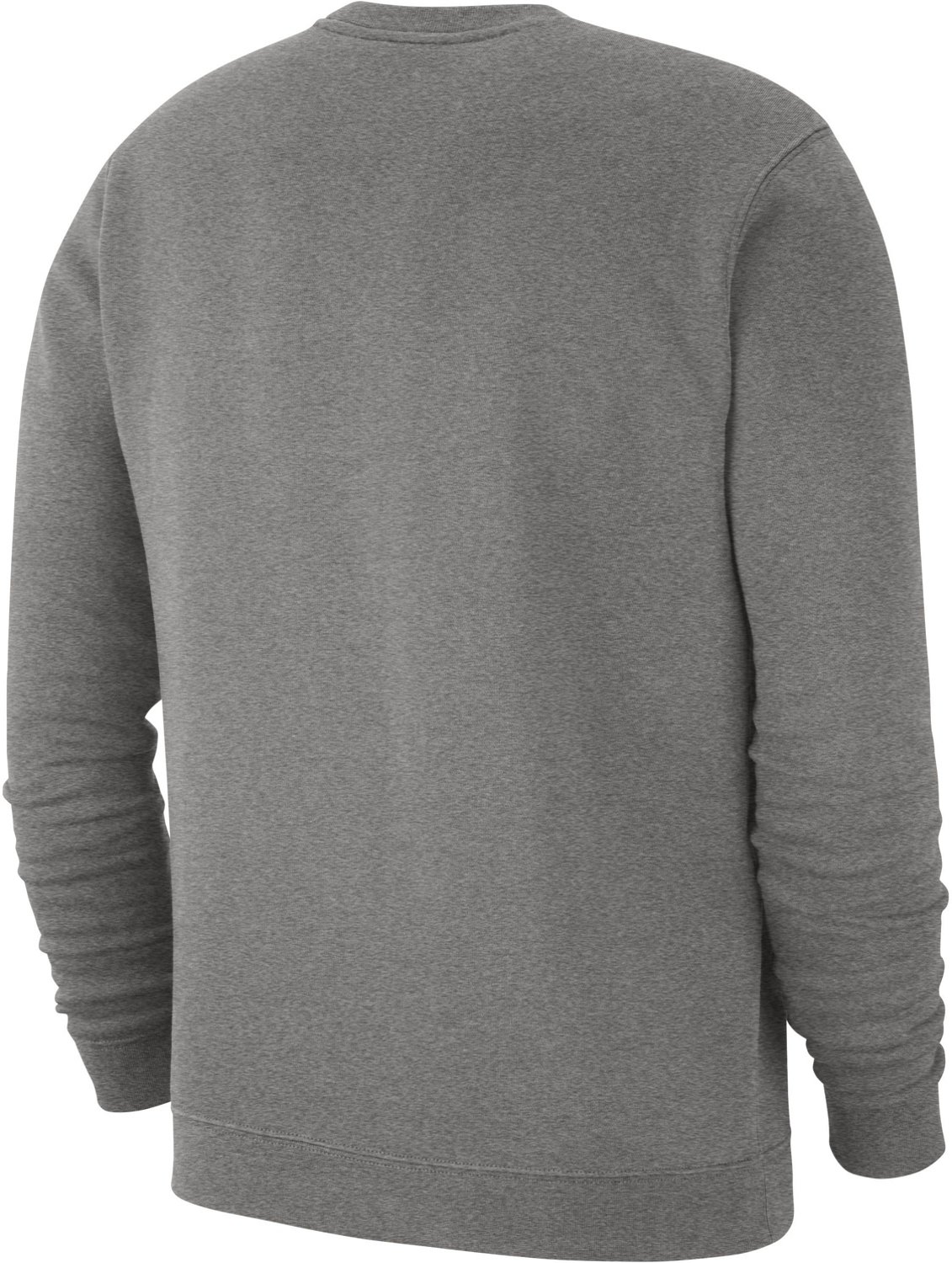 Nike Men's University of North Carolina Fleece Club Crew Top                                                                     - view number 2