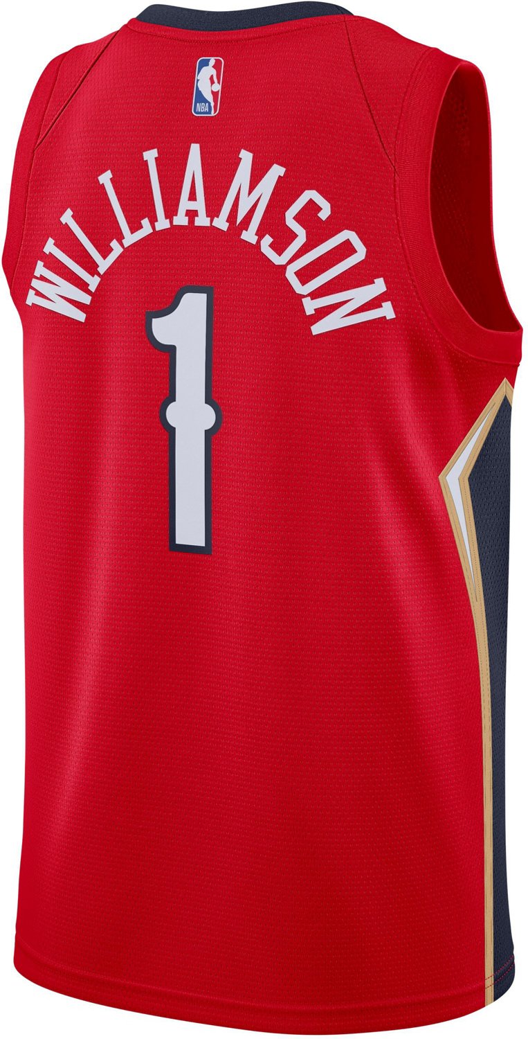 NBA New Orleans Pelicans Zion Williamson Statement Swingman Jersey