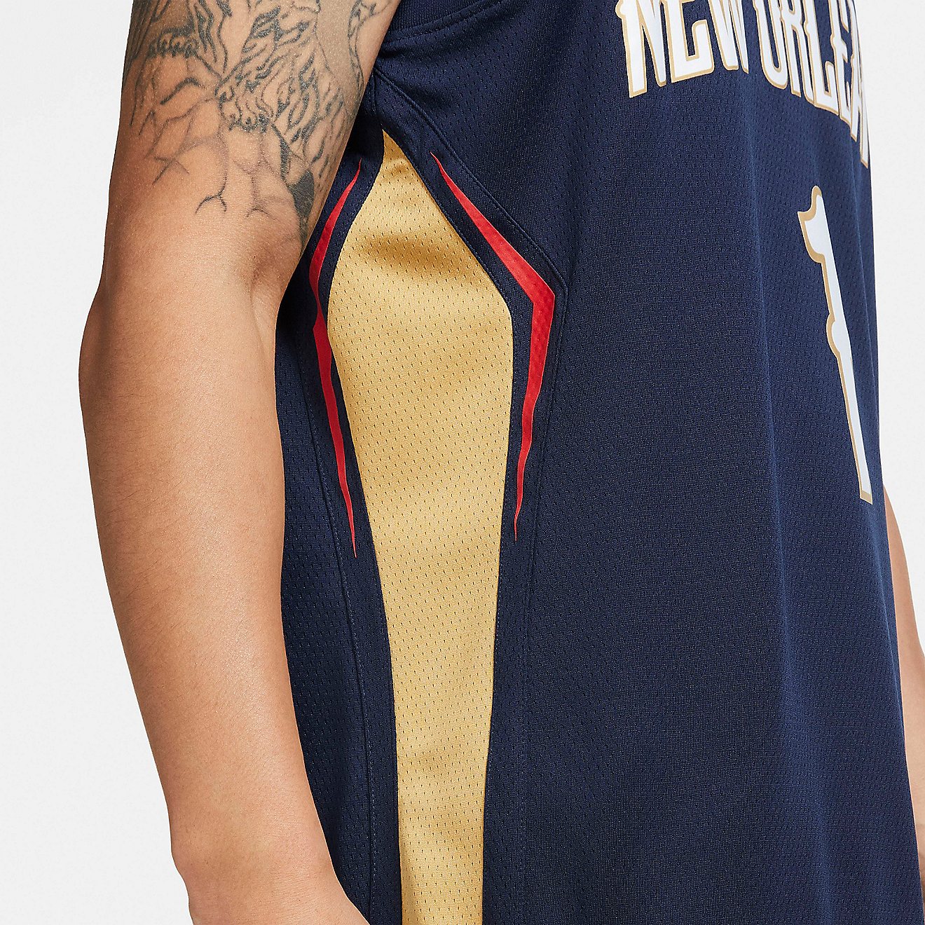 Nike Men's New Orleans Pelicans Zion Williamson Swingman Icon Jersey                                                             - view number 6