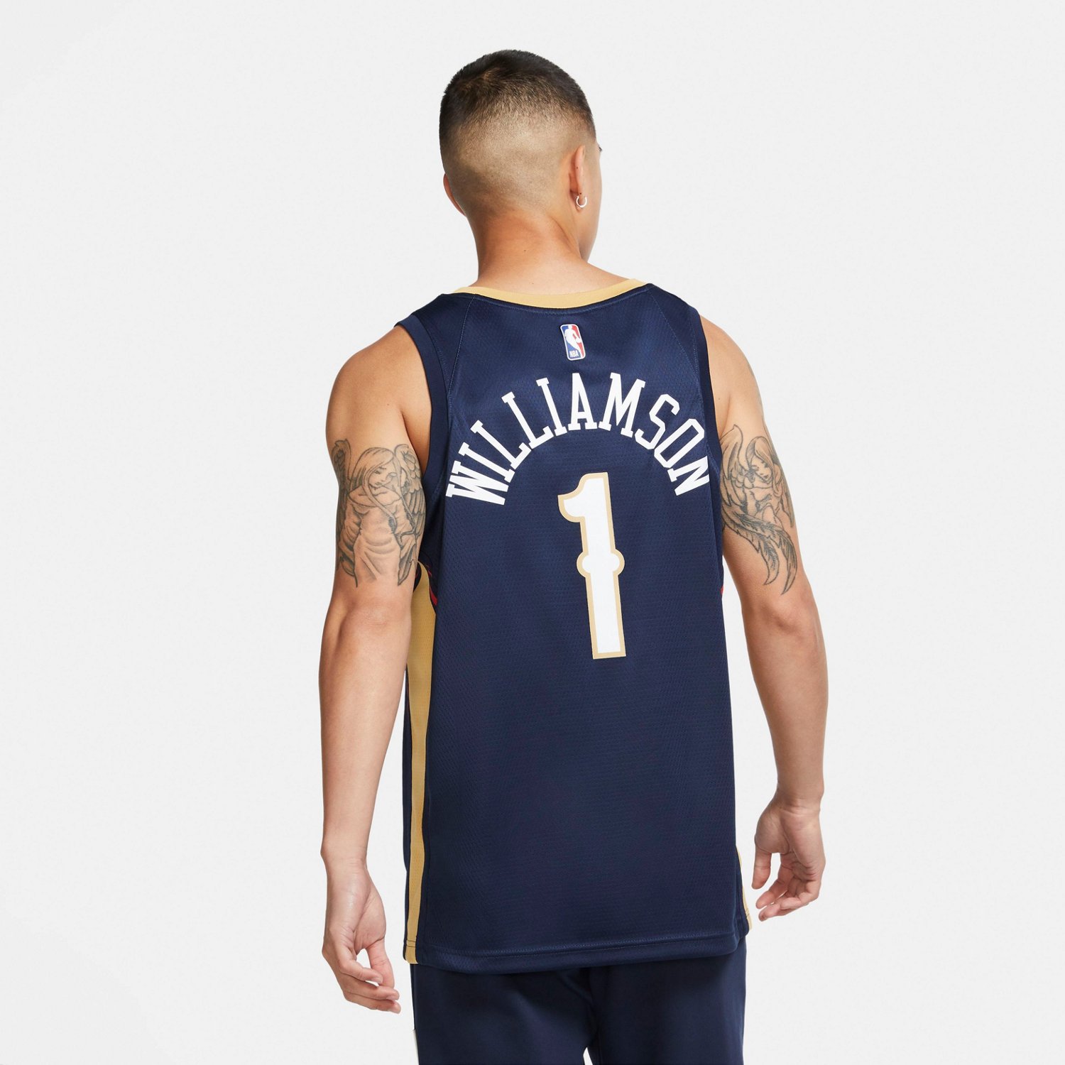 Nike Men's New Orleans Pelicans Zion Williamson Swingman Icon Jersey - view number 2