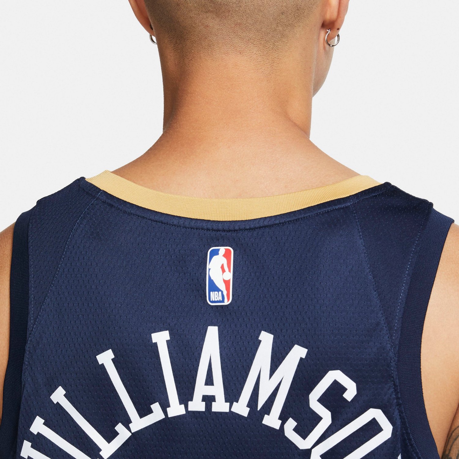 Nike Men's New Orleans Pelicans Zion Williamson Swingman Icon Jersey - view number 3