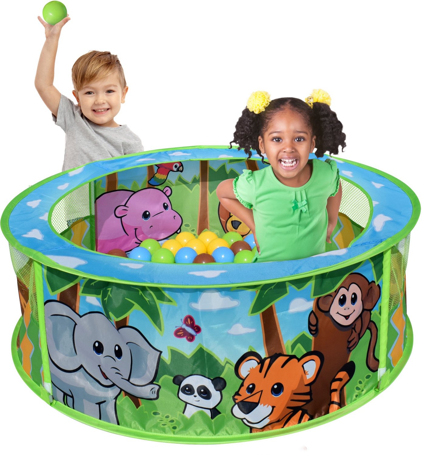 Sunny Days Entertainment Pop-N-Play Zoo Adventures Ball Pit                                                                      - view number 1 selected