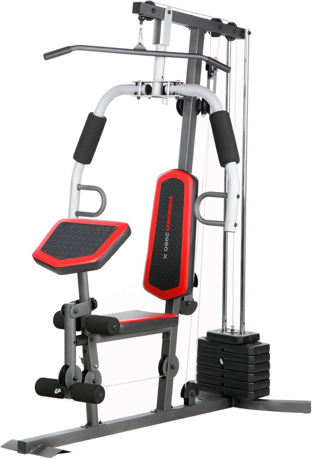 Weider 2980 X Home Gym System with 80 Lb. Vinyl Weight Stack 