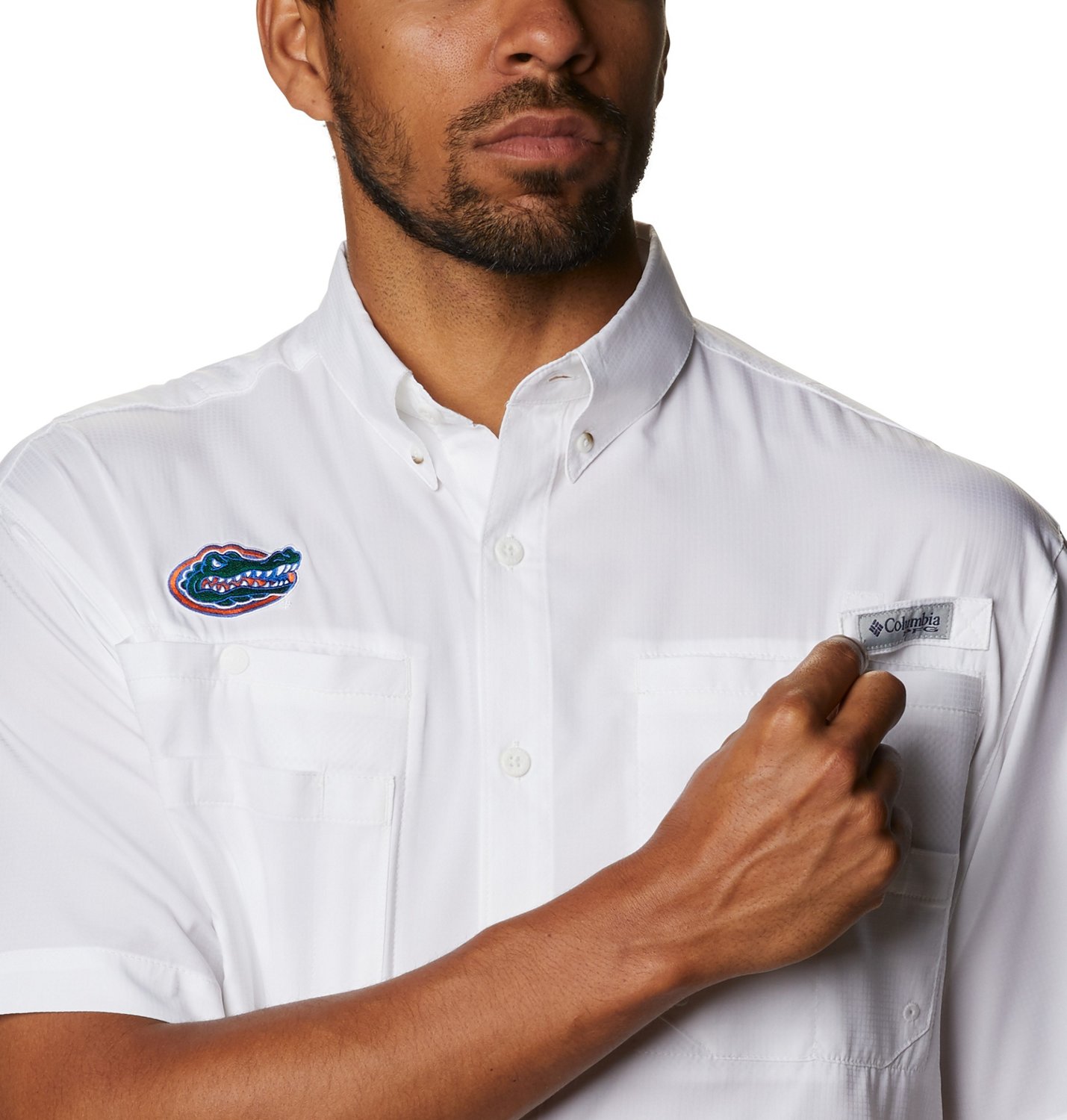 Columbia Sportswear Men's Florida Gators Tamiami Fishing Shirt                                                                   - view number 4