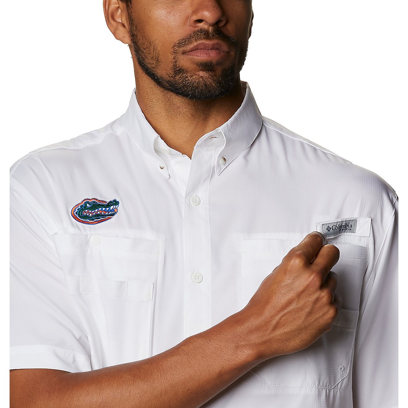 Columbia Sportswear Men's Florida Gators Tamiami Fishing Shirt                                                                   - view number 4