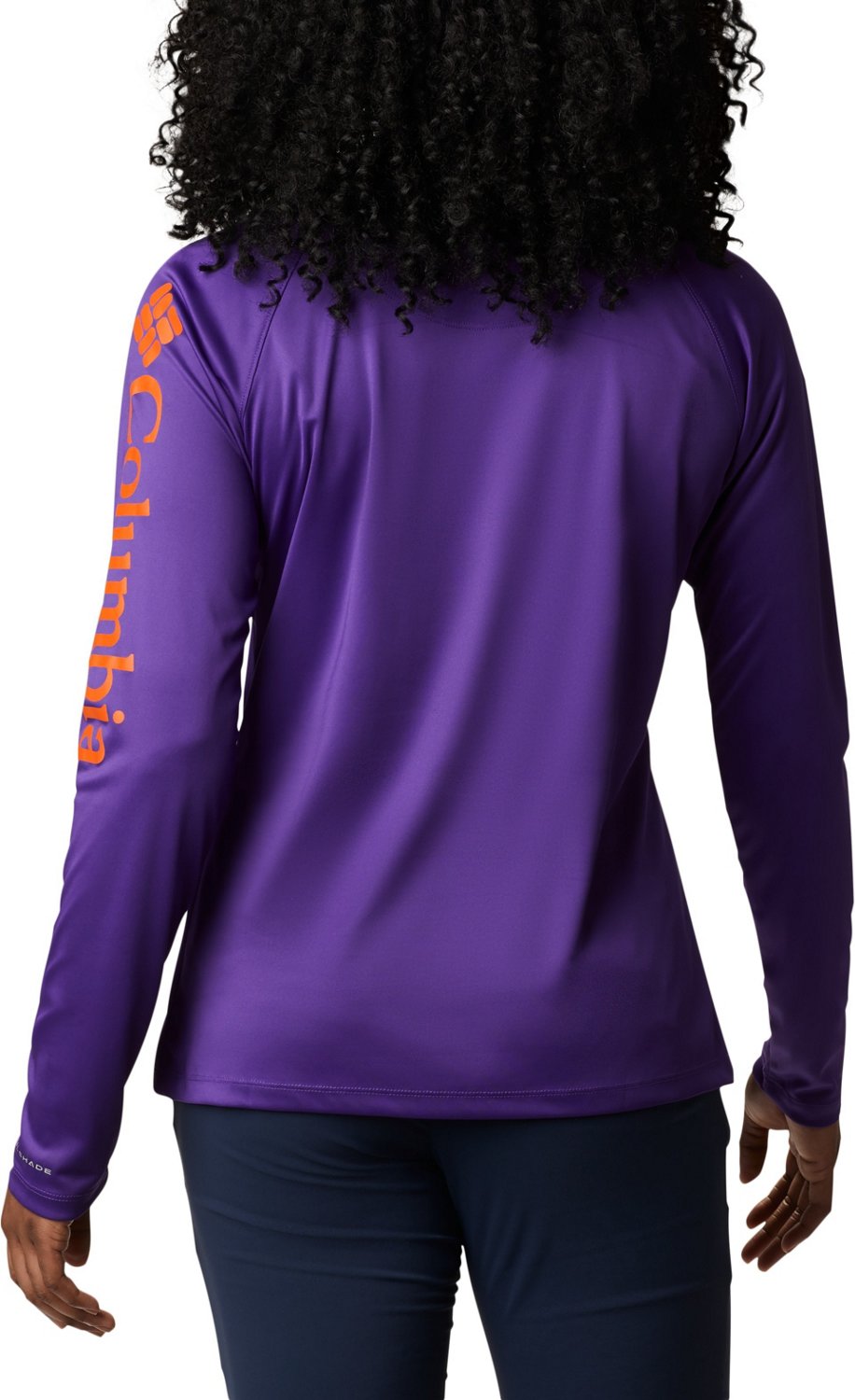 Columbia Sportswear Men's Clemson University CLG Terminal Tackle Long Sleeve T-shirt - view number 2
