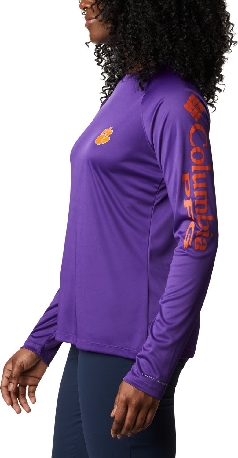 Columbia Sportswear Men's Clemson University CLG Terminal Tackle Long Sleeve T-shirt - view number 3