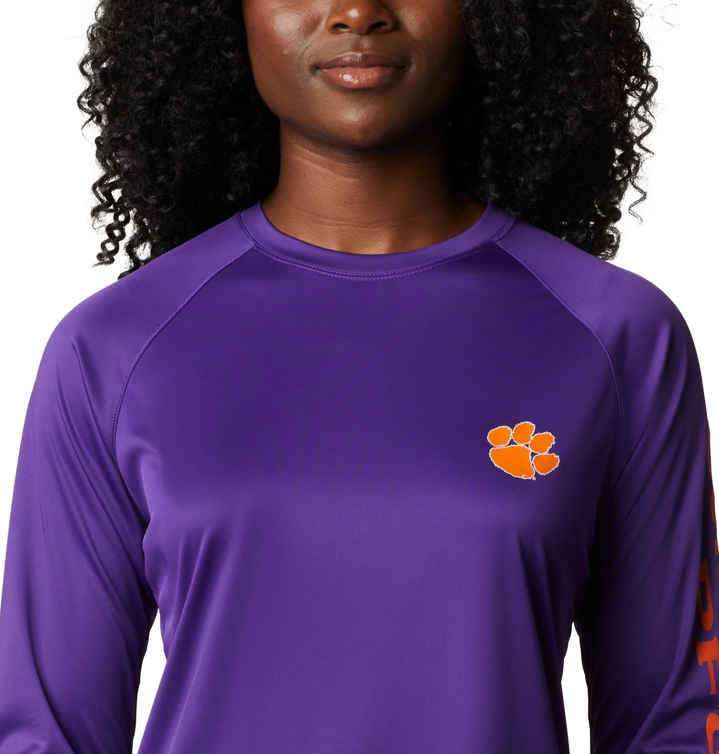 Columbia Sportswear Men's Clemson University CLG Terminal Tackle Long Sleeve T-shirt - view number 4