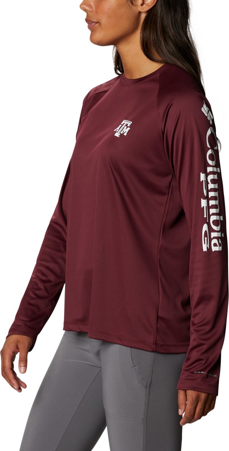 Columbia Sportswear Women's Texas A&M University Collegiate Terminal Tackle Long Sleeve T-shirt - view number 3