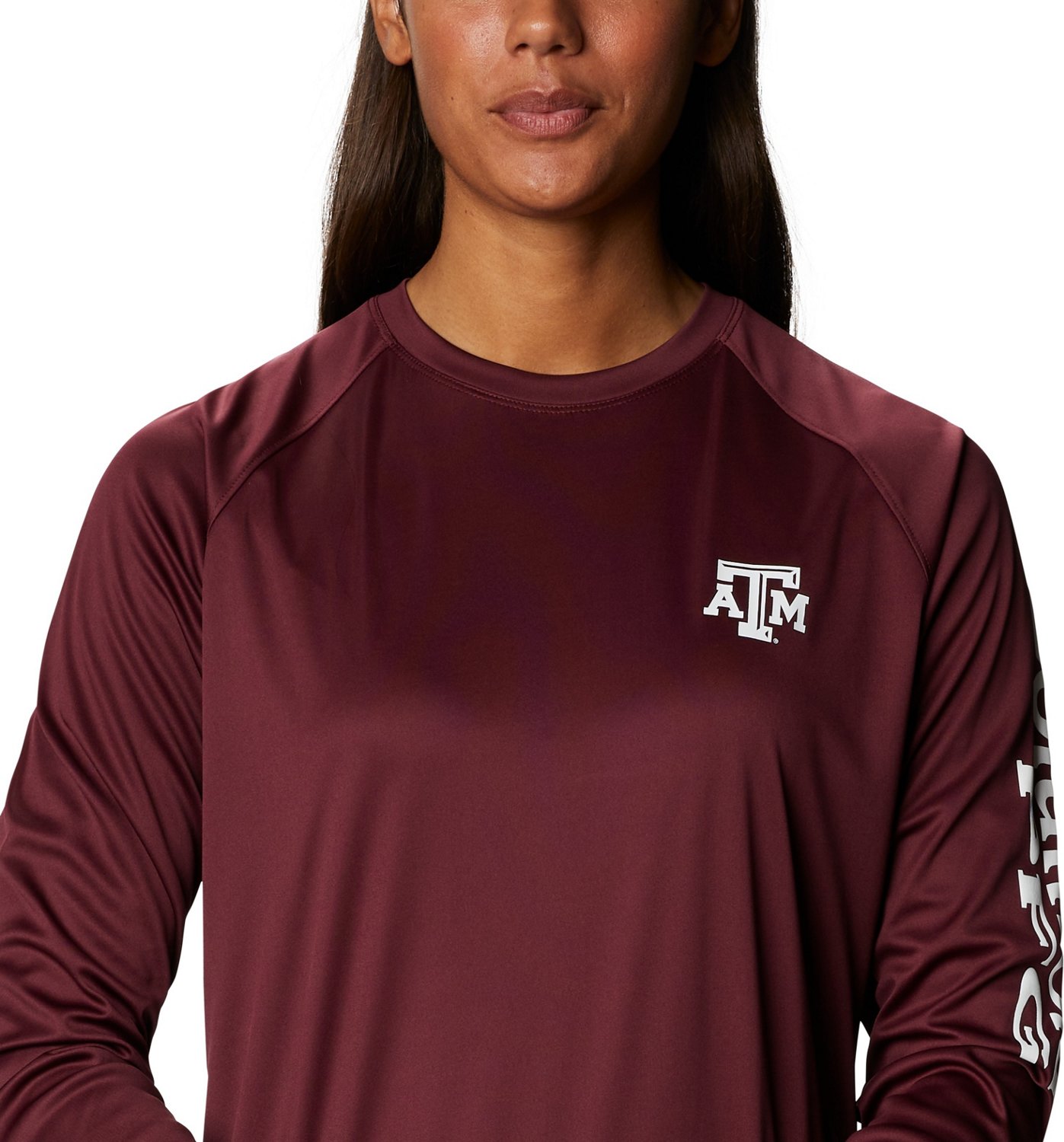 Columbia Sportswear Women's Texas A&M University Collegiate Terminal Tackle Long Sleeve T-shirt - view number 4