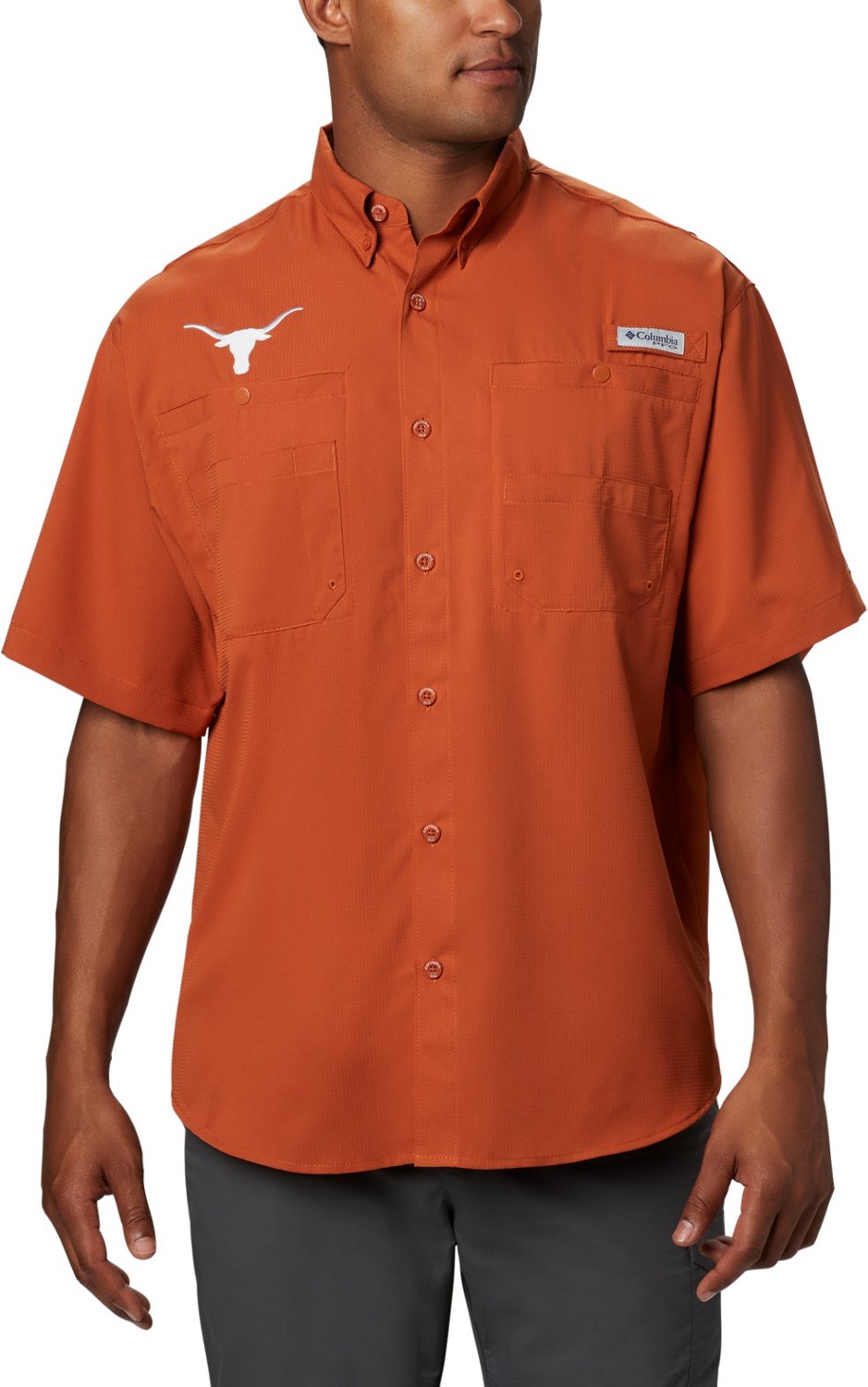 Columbia Sportswear Men's Houston Astros PFG Tamiami Button Down Shirt