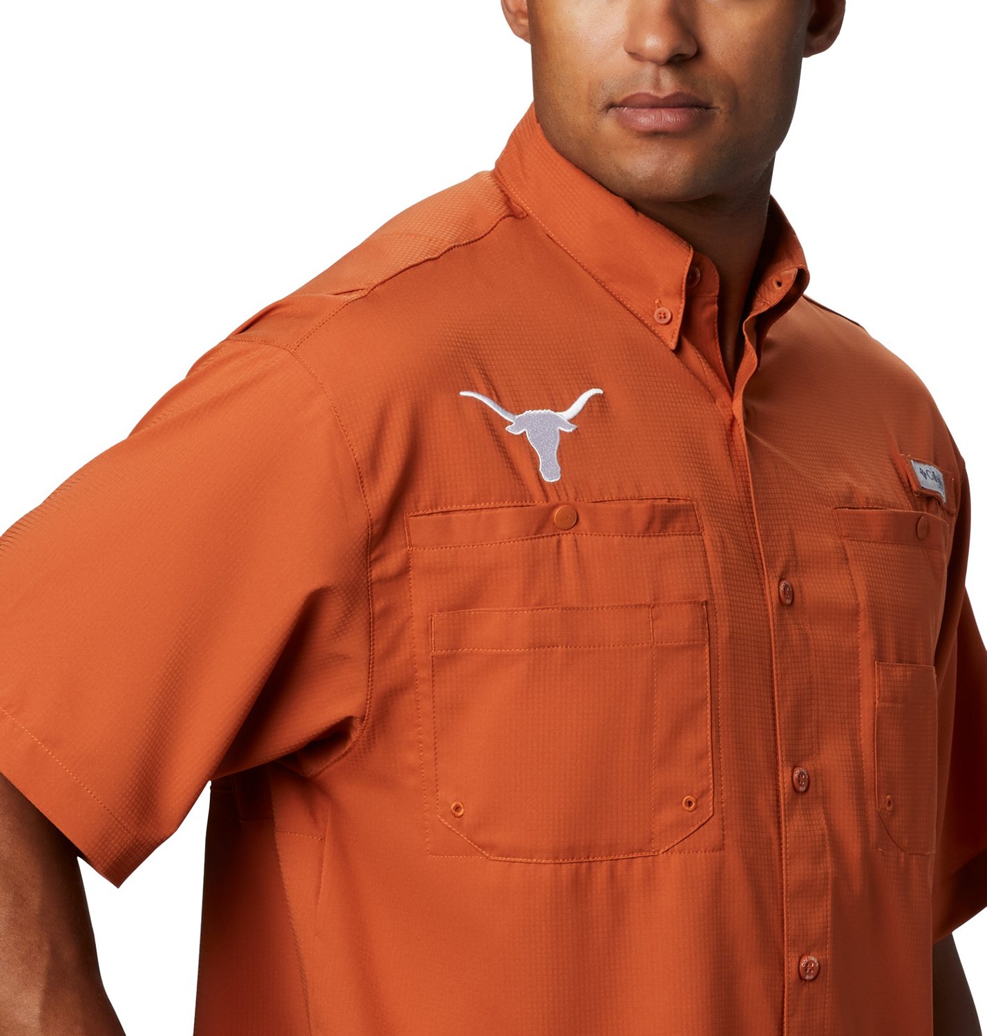 Columbia Sportswear Men's Big and Tall University of Texas Tamiami  Button-Up Shirt