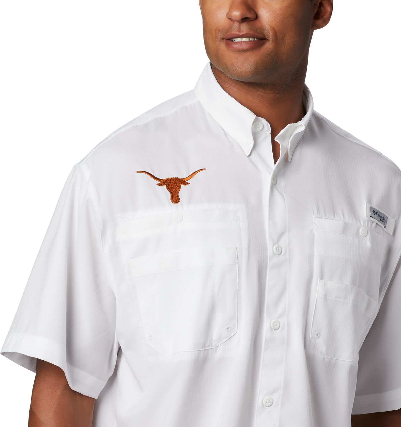 Columbia Sportswear Men's University of Texas Tamiami Button-Down Shirt                                                          - view number 5