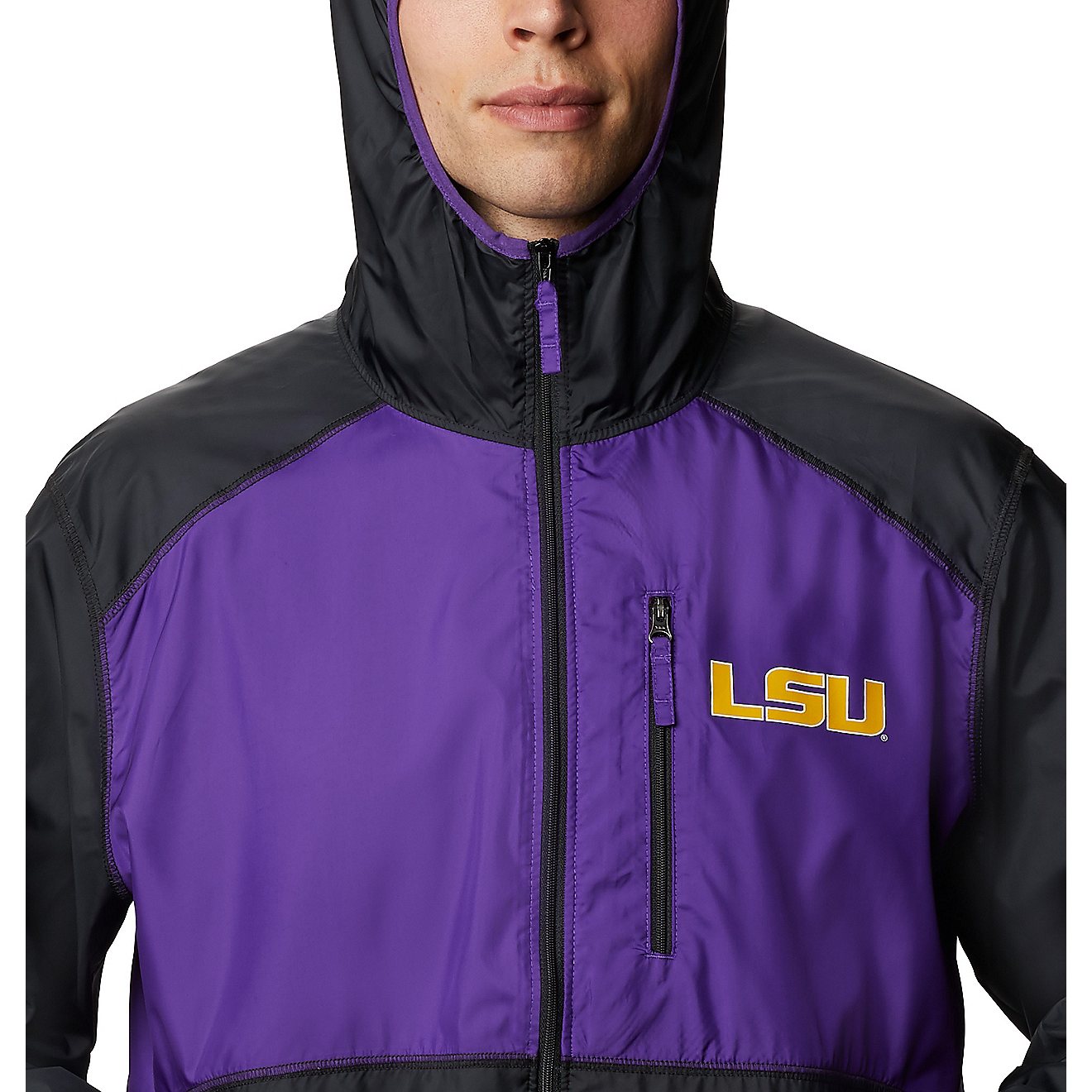 Columbia Sportswear Men's Louisiana State University Flash Forward Jacket                                                        - view number 4