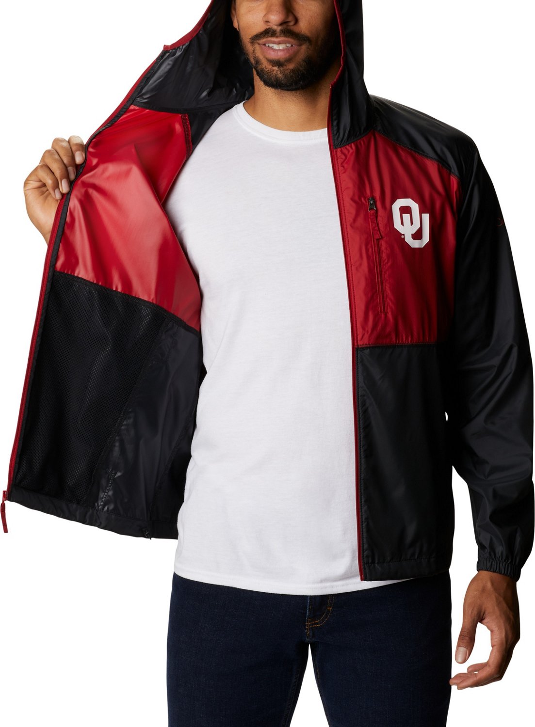 Columbia Sportswear Men's University of Oklahoma Flash Forward Jacket - view number 5