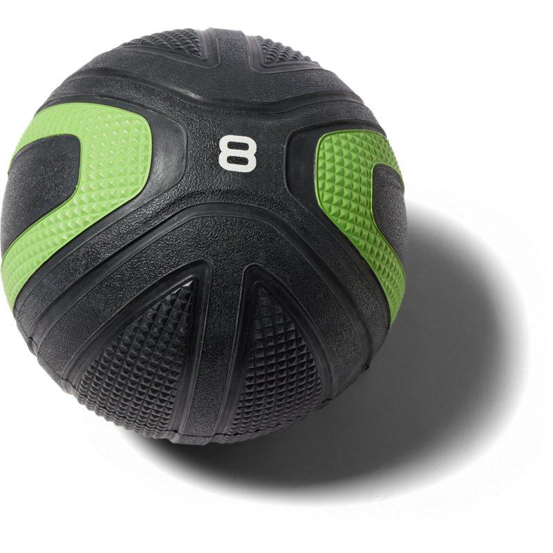 BCG 2.0 8 lb Medicine Ball Green Bright, 8 Lbs - Hand Exer. Equip. at Academy Sports