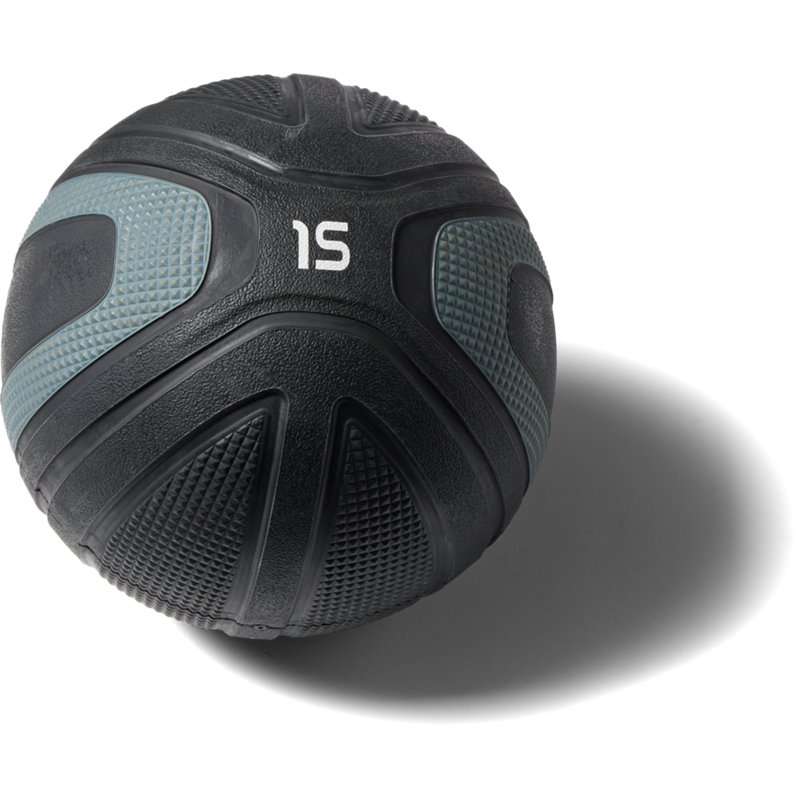 BCG 2.0 15 lb Medicine Ball Silver, 15 Lbs - Hand Exer. Equip. at Academy Sports