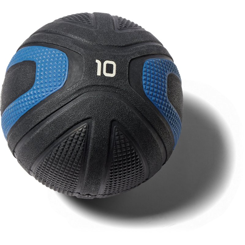 BCG 2.0 10 lb Medicine Ball Blue Bright, 10 Lbs - Hand Exer. Equip. at Academy Sports