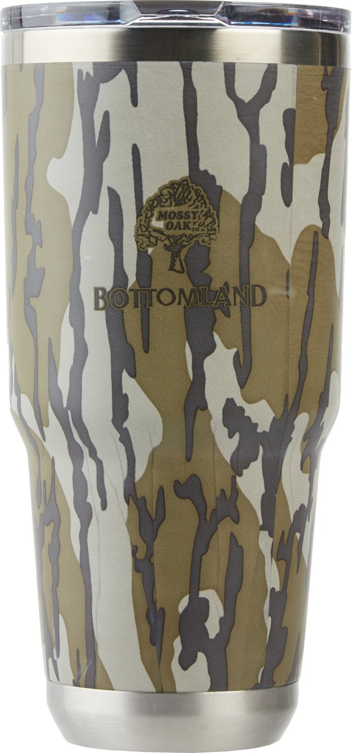 Navy Blue Camouflage Camo Pattern Insulated Tumbler with Lid