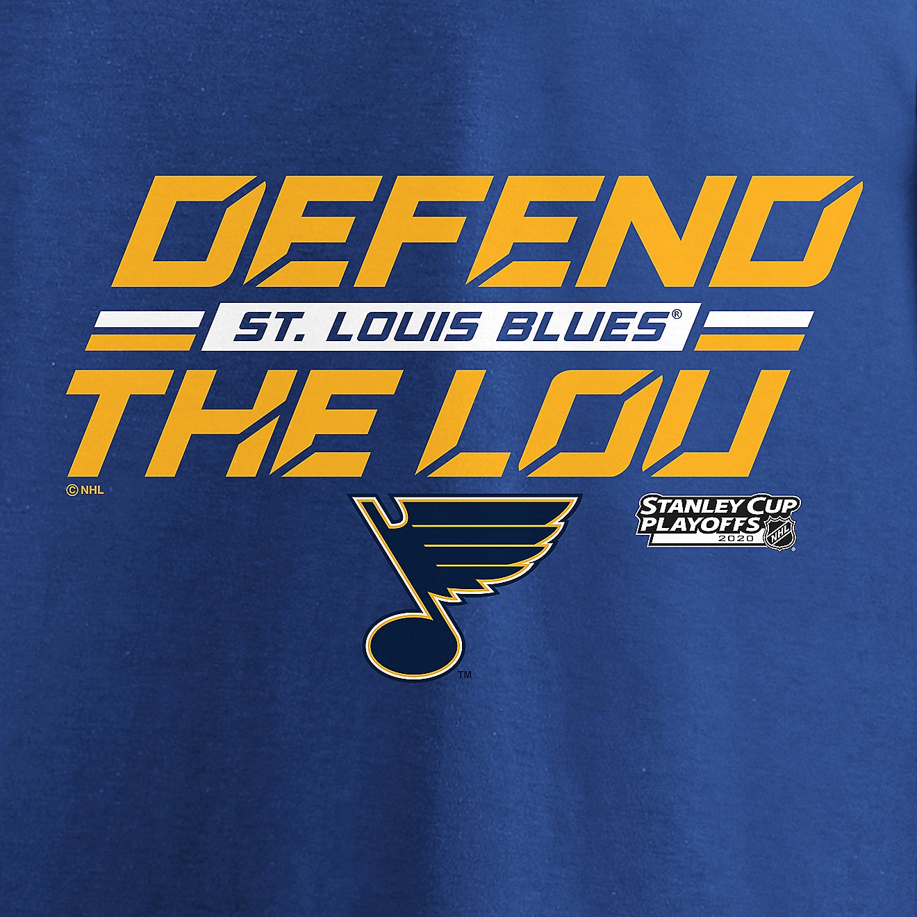 NHL St. Louis Blues Women's 2020 Stanley Cup Playoffs Bound Tilted Ice T-shirt                                                   - view number 3