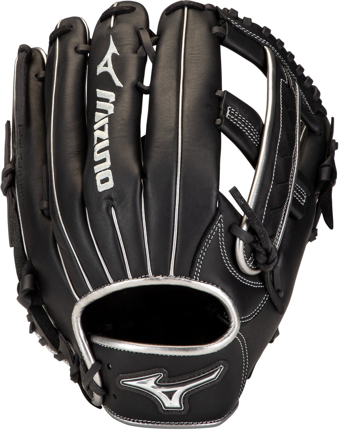Mizuno GMVP1250PSES8 MVP Prime SE Slowpitch Softball Glove 12.5", Left Hand Throw, BLACKSILVER