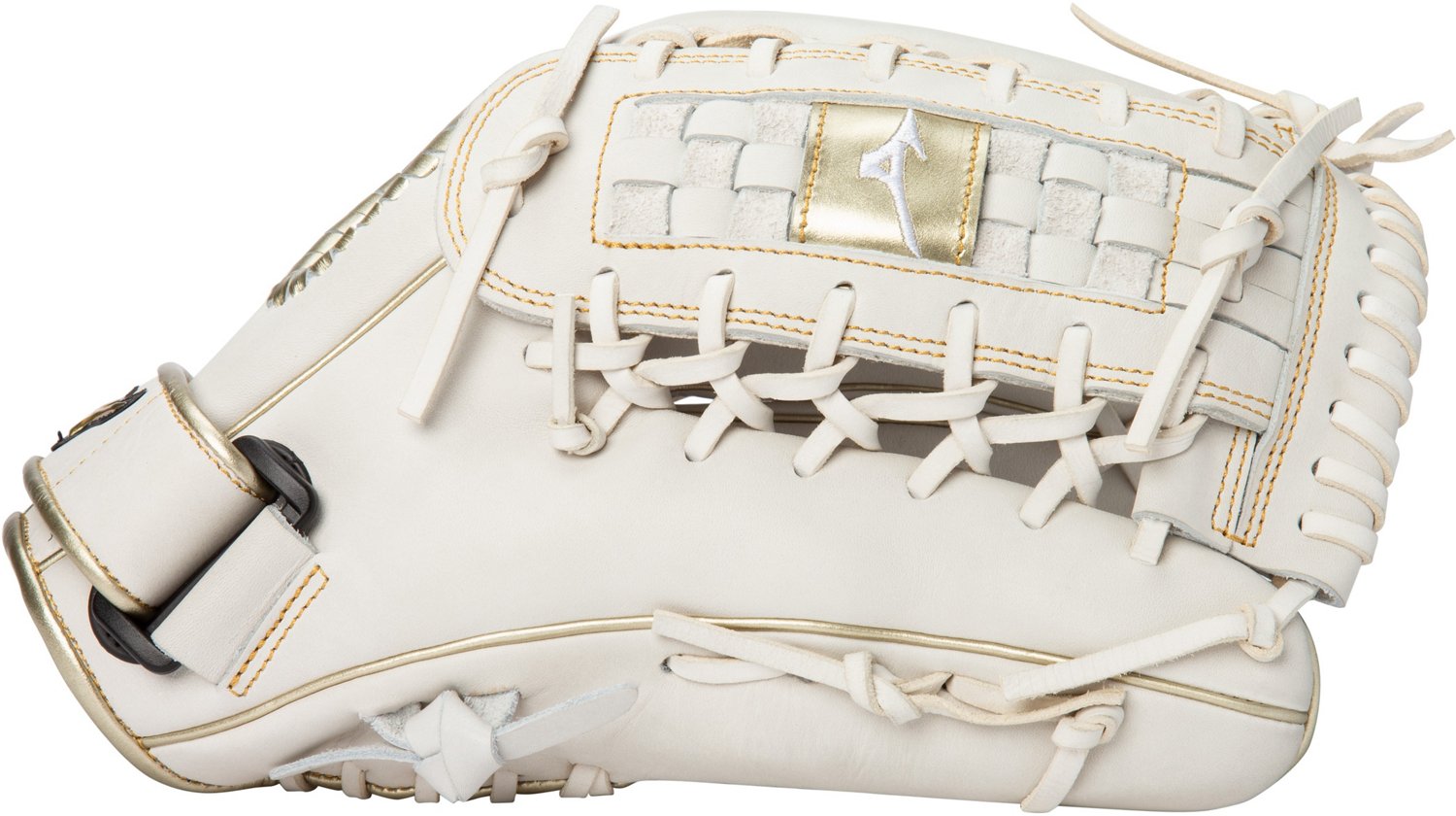 Mizuno GMVP1300PSEF8 MVP Prime SE Fastpitch Softball Glove 13", Left Hand Throw, WHITE-GOLD                                      - view number 3