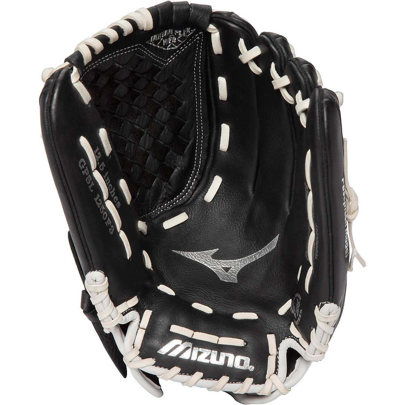 Mizuno GPSL1250F3 Prospect Select Series Fastpitch Softball Glove 12.5", Left Hand Throw, BLACK                                  - view number 1