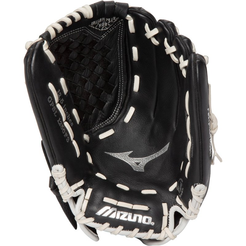 Mizuno GPSL1250F3 Prospect Select Series Fastpitch Softball Glove 12.5", Left Hand Throw, BLACK - Sball/Bball Glove And Mitt at Academy Sports