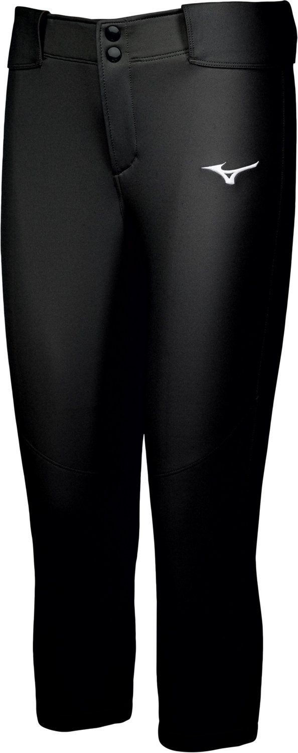 Mizuno Girls' Belted Stretch Softball Pants                                                                                      - view number 1