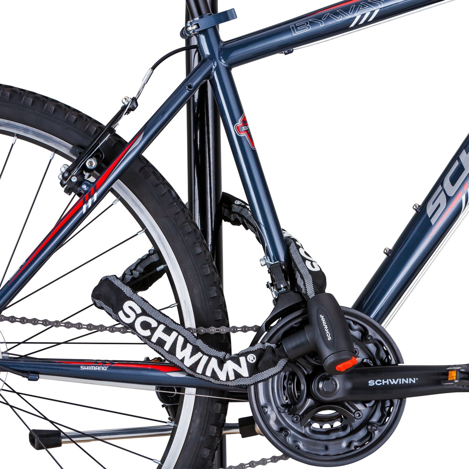 Schwinn High-Security 3 ft Reflective Chain Lock                                                                                 - view number 5