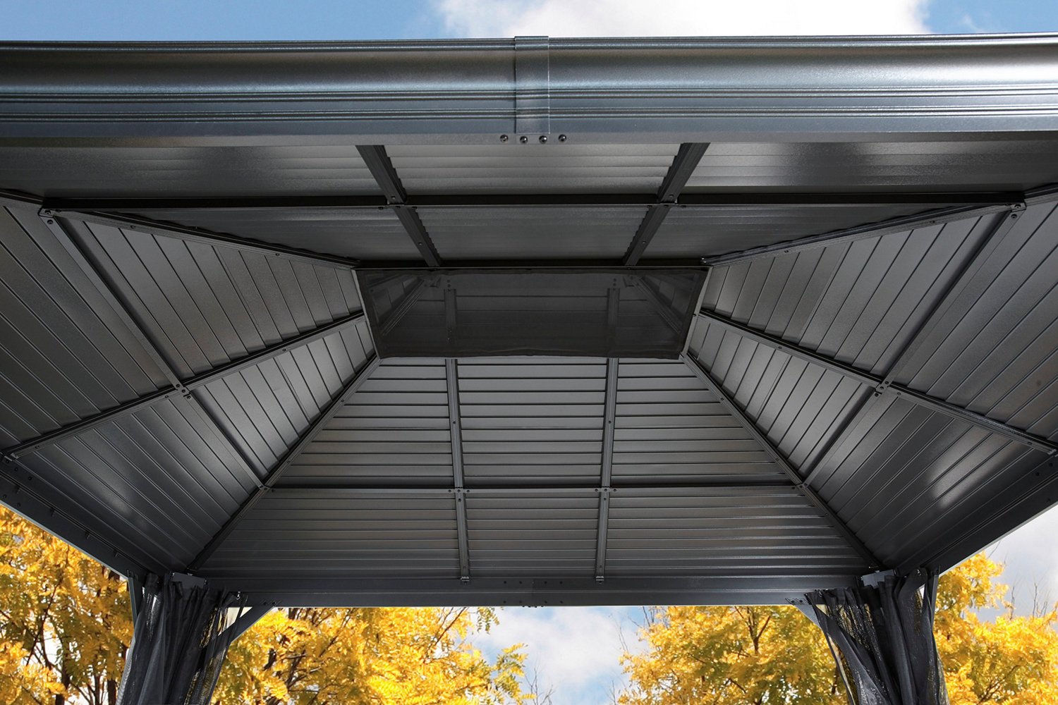 Mykonos II Double Roof Gazebo 12 x 16 ft - view number 4