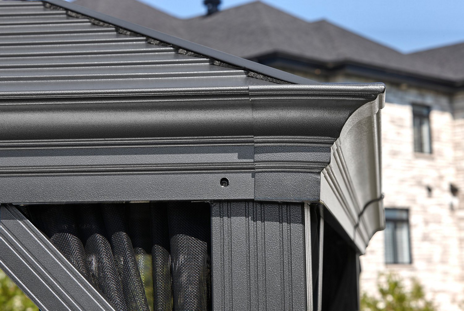 ShelterLogic Mykonos II Hardtop Double Roof 12 ft x 14 ft Gazebo                                                                 - view number 5