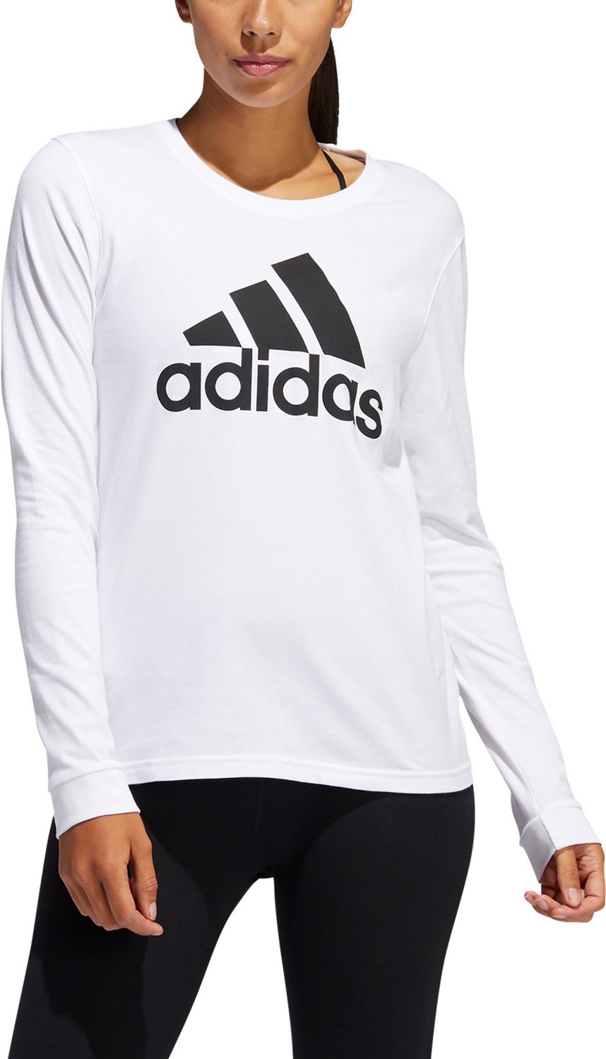 Afm Wees tevreden reactie adidas Women's Basic Badge of Sport Long Sleeve T-shirt | Academy